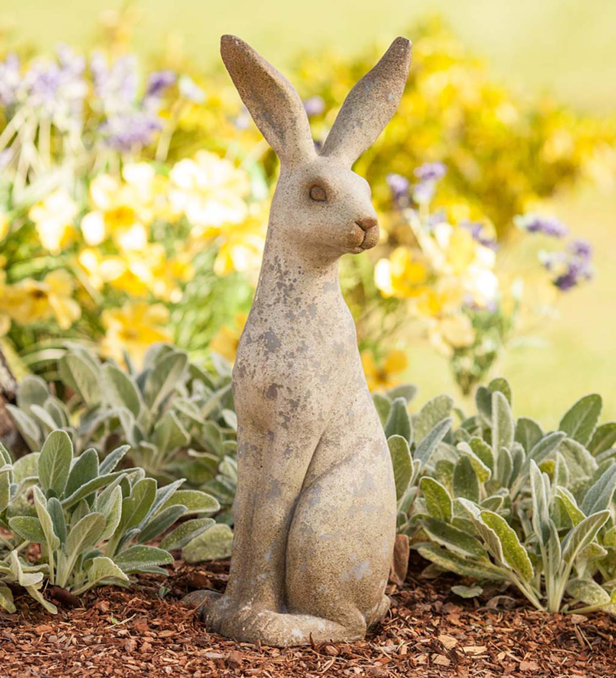Tall Sitting Bunny Sculpture