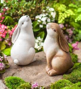 White Bunny Indoor/Outdoor Figurine