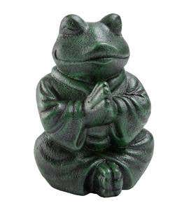 Praying Frog Garden Statue