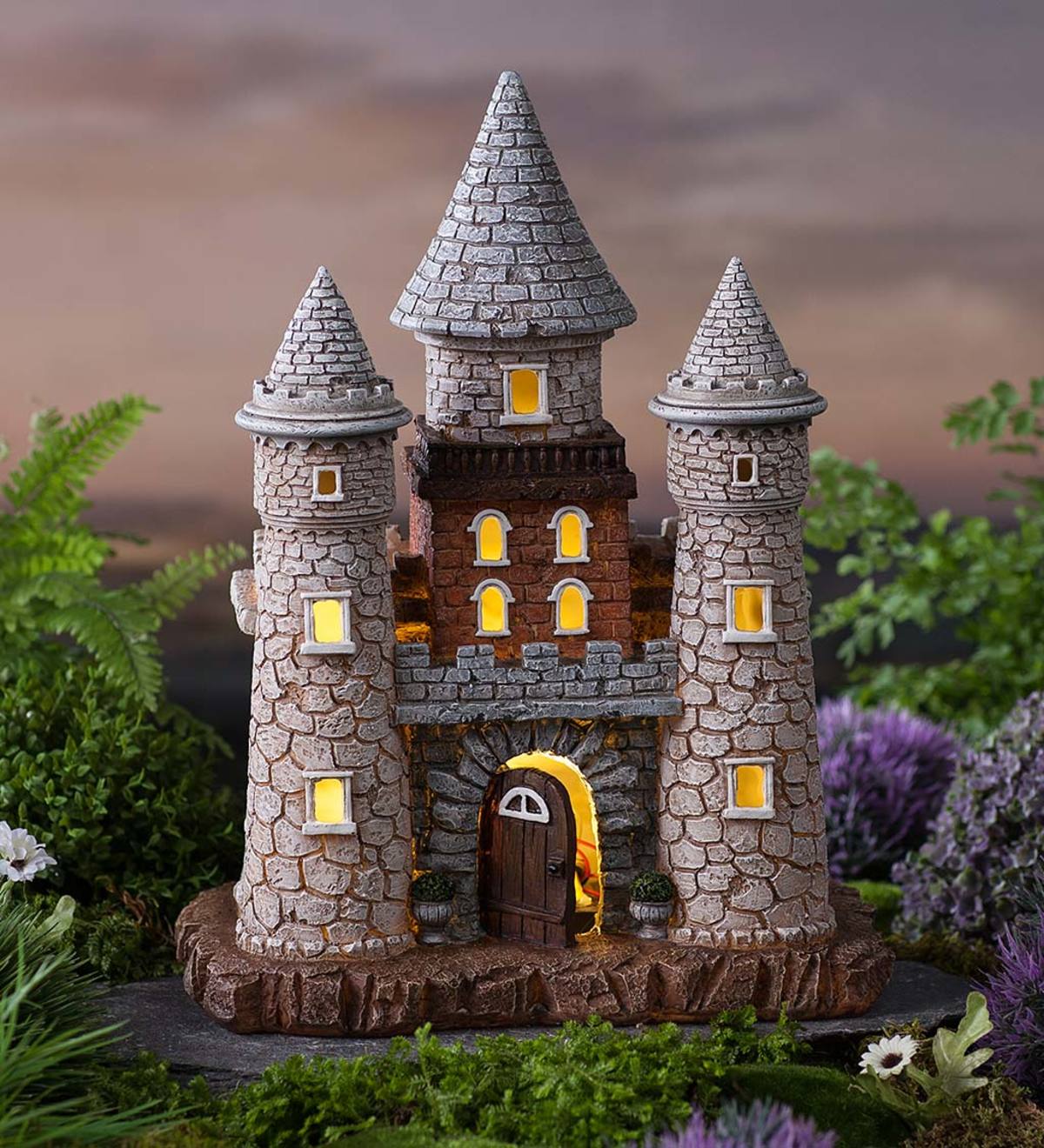 Solar Lighted Fairy Castle