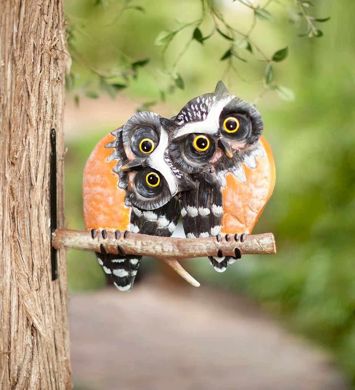 Two Owls Metal Wall Art