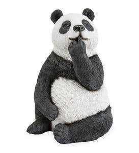 Thinking Panda Sculpture
