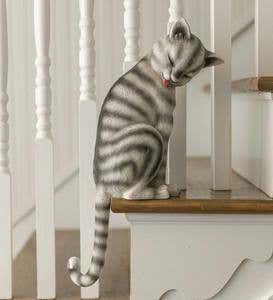 Cat Shelf Sitter Sculpture