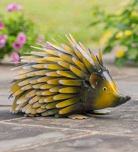 Handcrafted Metal Hedgehog