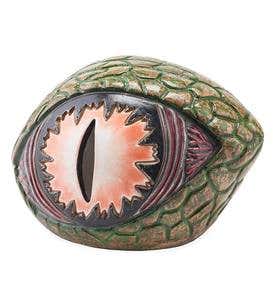 Oversized Ceramic Dragon's Eye Candle Holder