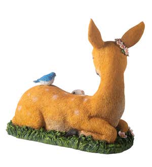 Deer, Bunny and Bird Spring-Themed Indoor/Outdoor Sculpture
