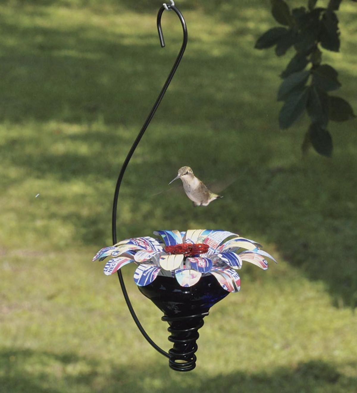 Handmade Mini Blossom Flower Hummingbird Feeder With Hanging Hook