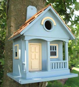 Pacific Grove Cottage Birdhouse - Yellow