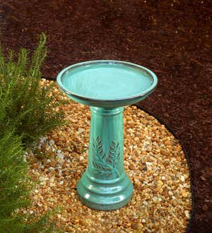 Handcrafted Ceramic Birdbath