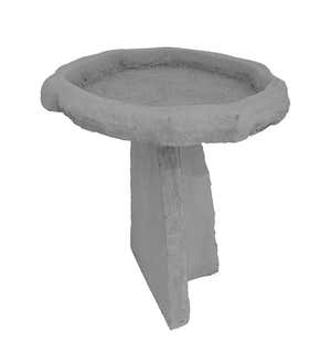 Commemorative Personalized Birdbath "Forever Remembered Forever Missed"