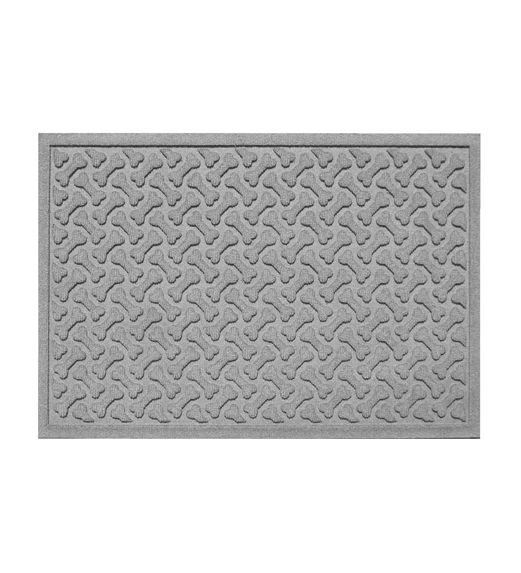Waterhogs Dog Bones Doormat 2' x 3' - Medium Gray