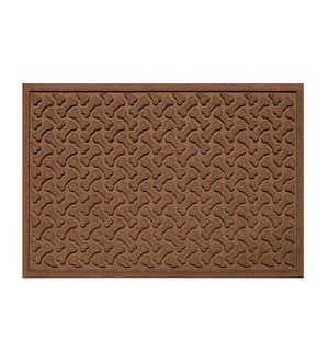 Waterhogs Dog Bones Doormat, 18" x 28" - Dark Brown
