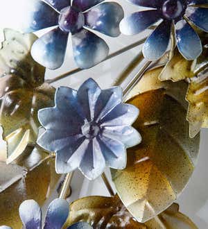 Cornflower & Chicory Metal Wreath