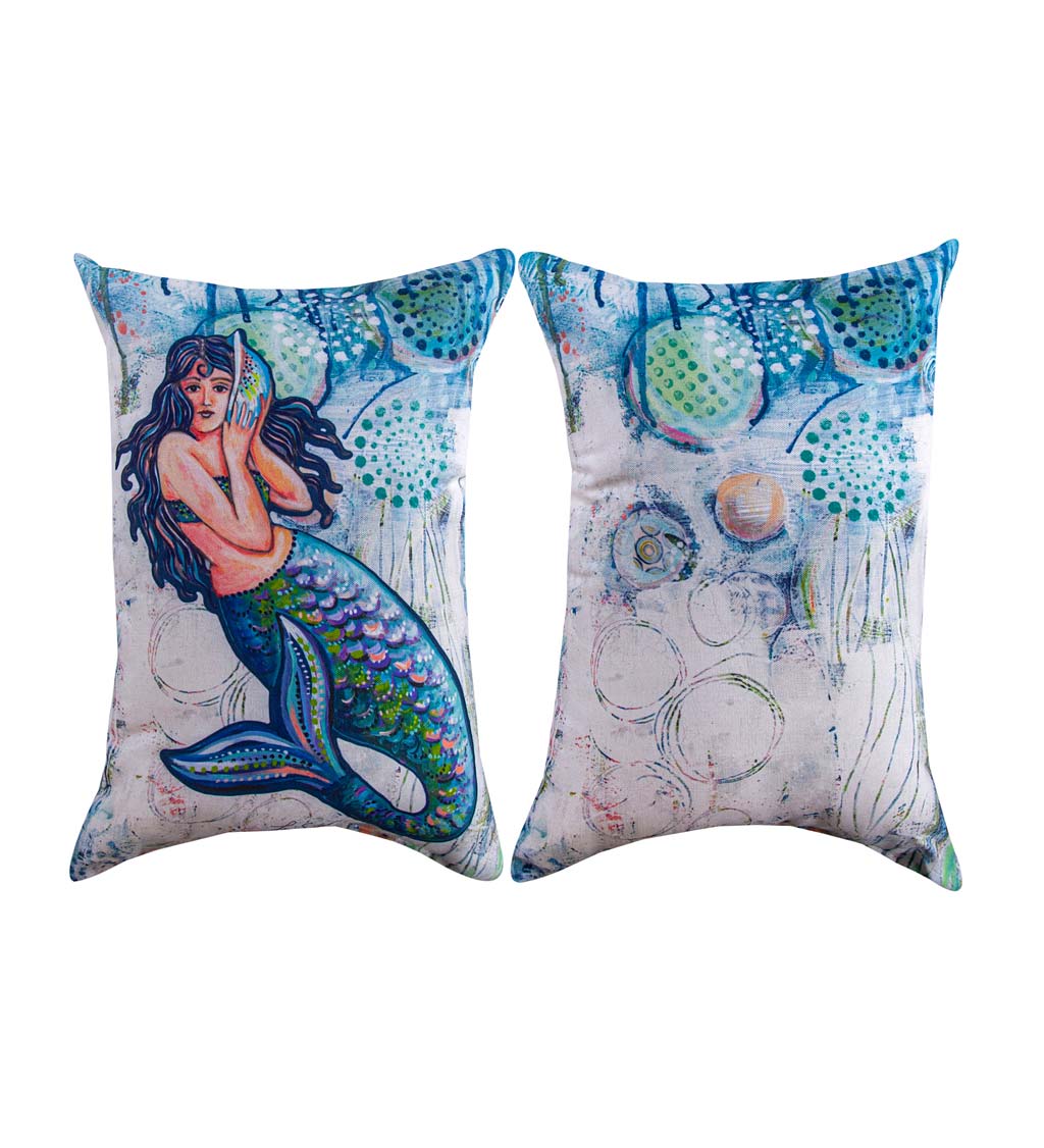 Jewels of the Sea Mermaid Pillow