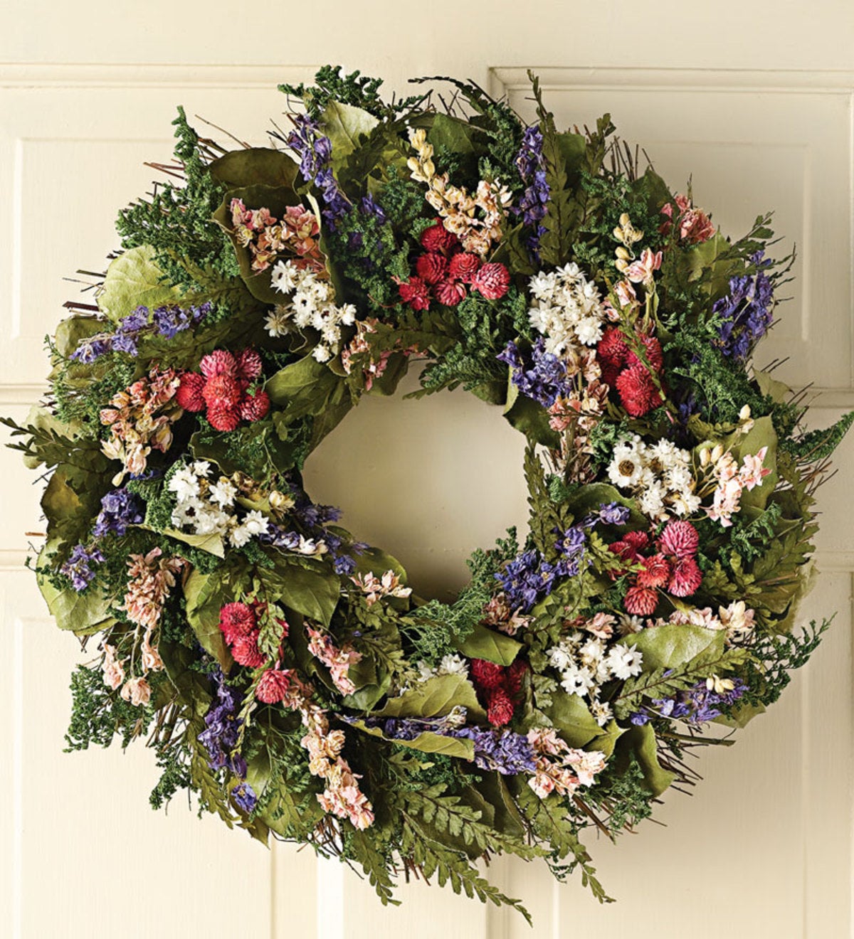Rose and Lavender Wreath