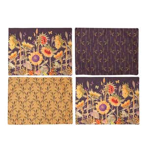 Sunflower Placemats, Set of 4