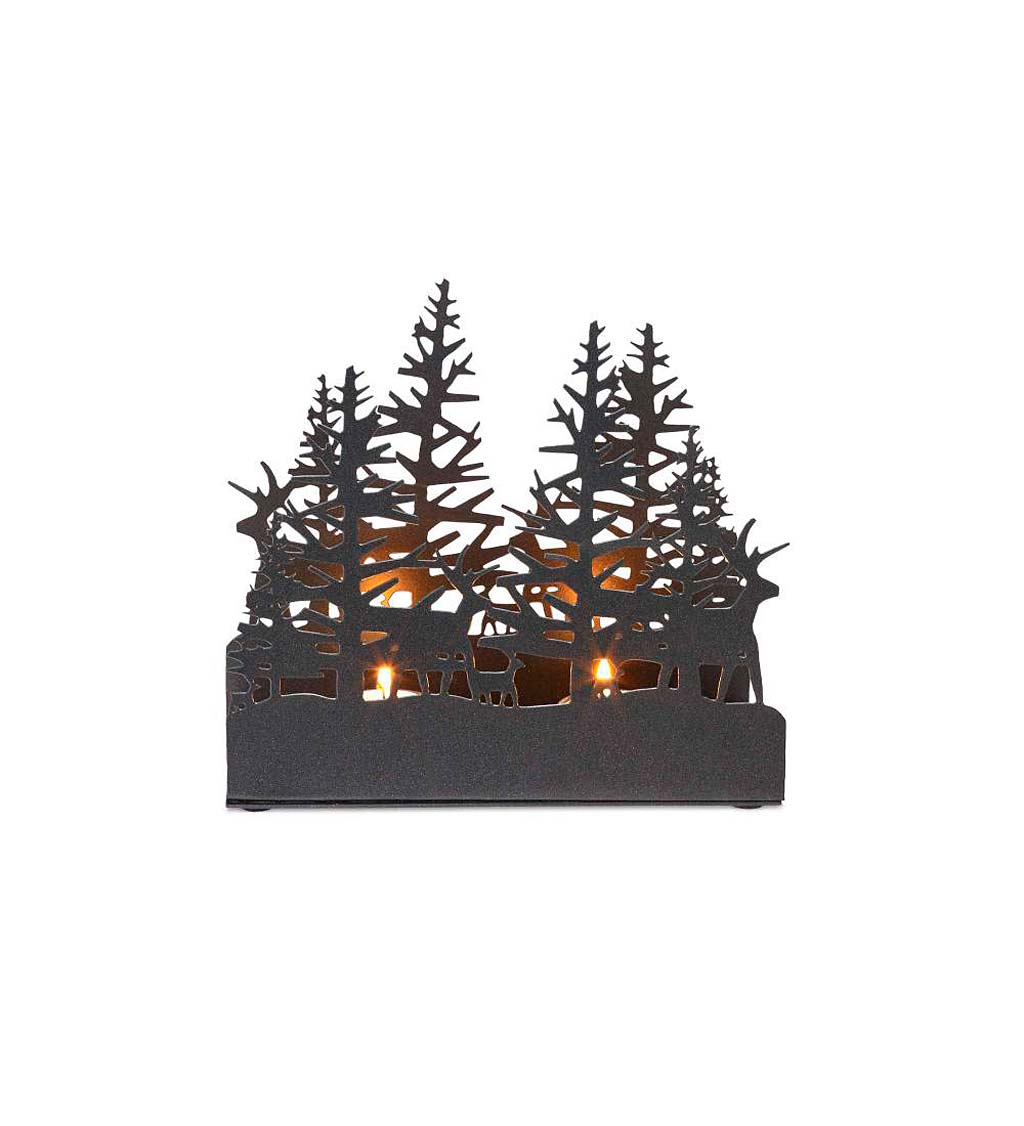 Alpine Trees Tealight Holder