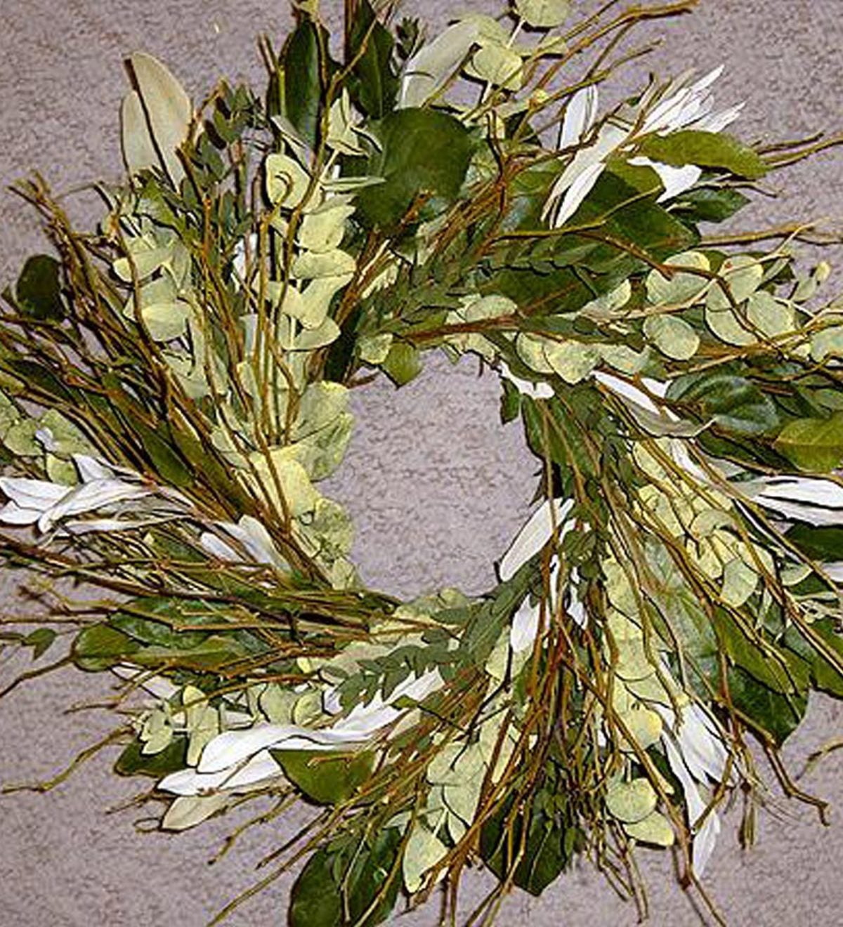 All-Natural Handmade Green Native Wreath