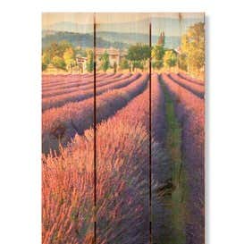 Handcrafted French Lavender Wooden Wall Art by Gizaun Art™