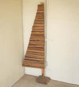 Recycled Handmade Wood Christmas Tree - 60