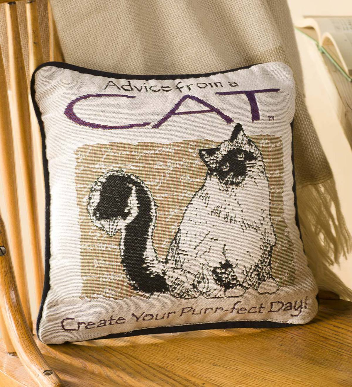 Cat Advice Pillow - Cat Advice