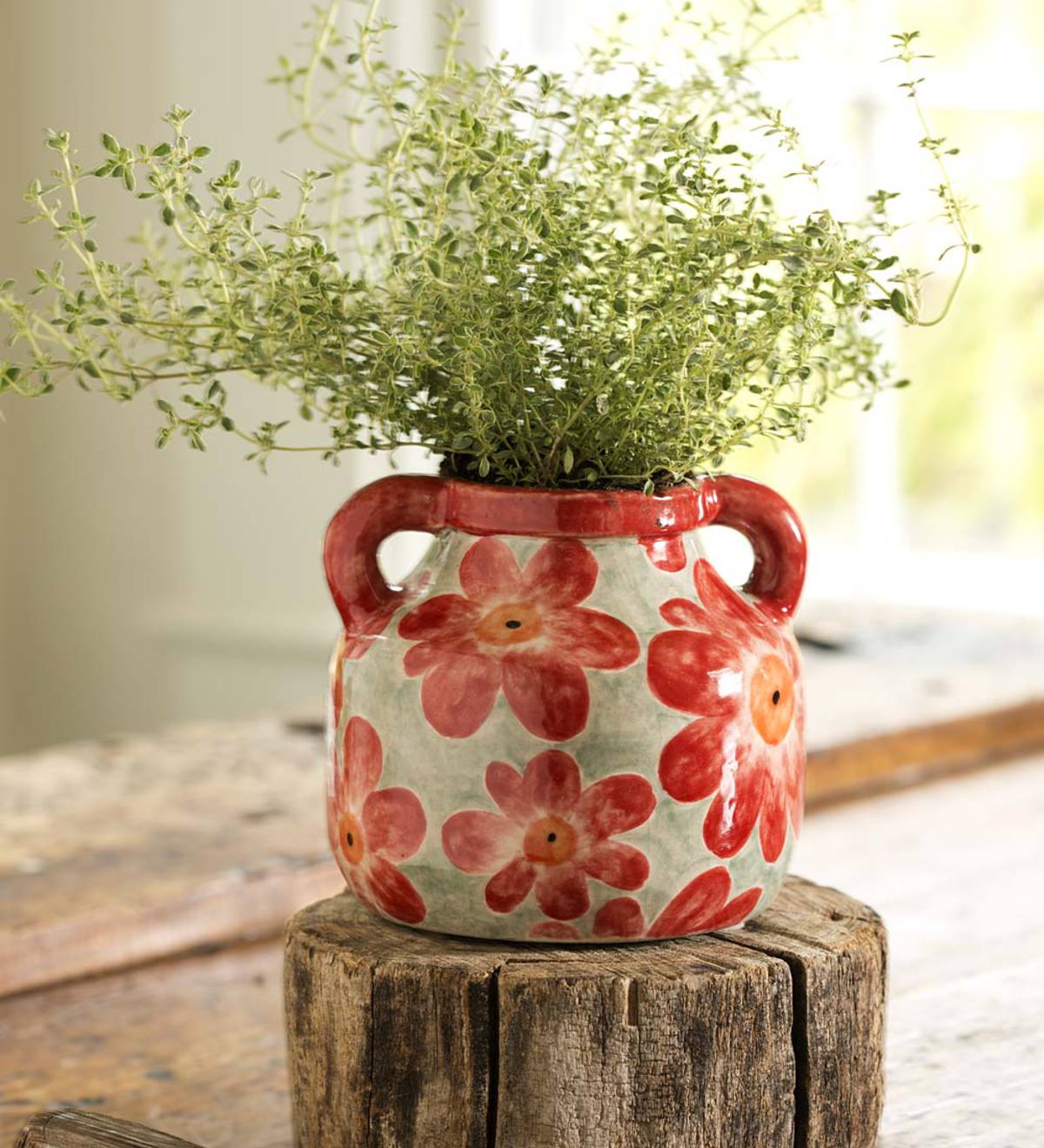 Ceramic Floral Bud Vase