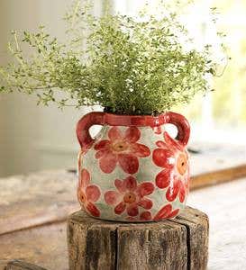 Ceramic Floral Bud Vase
