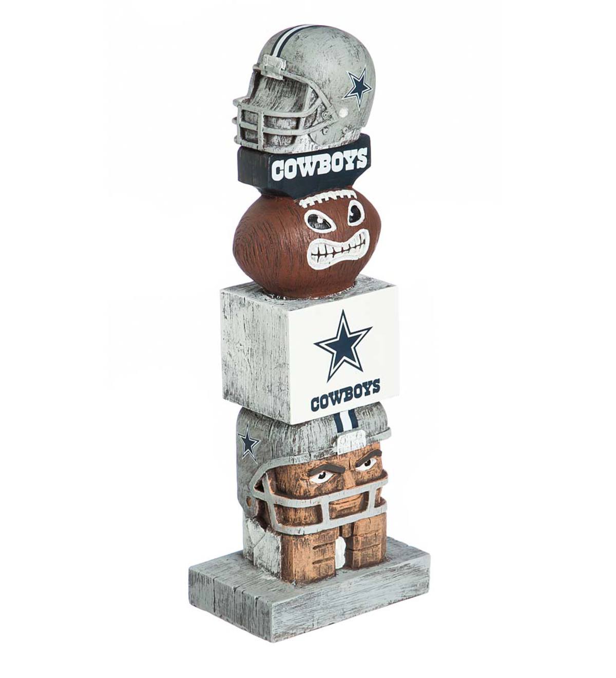 Pro Football Fan Totem Pole - Dallas Cowboys
