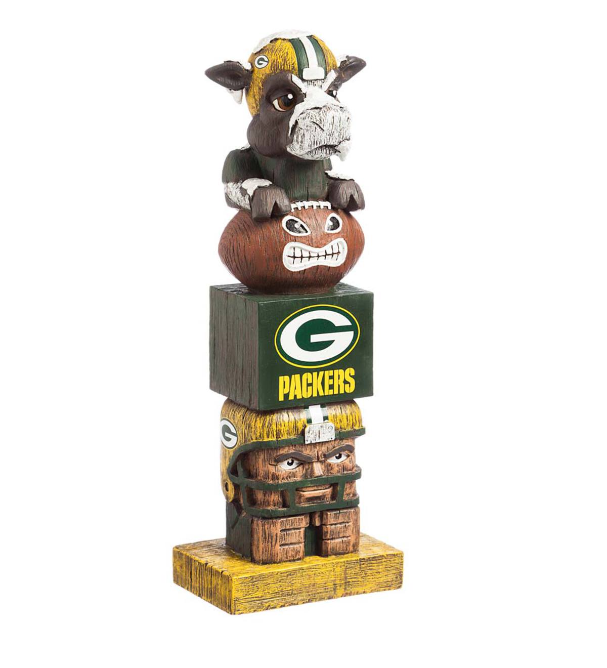 Pro Football Fan Totem Pole - Green Bay Packers