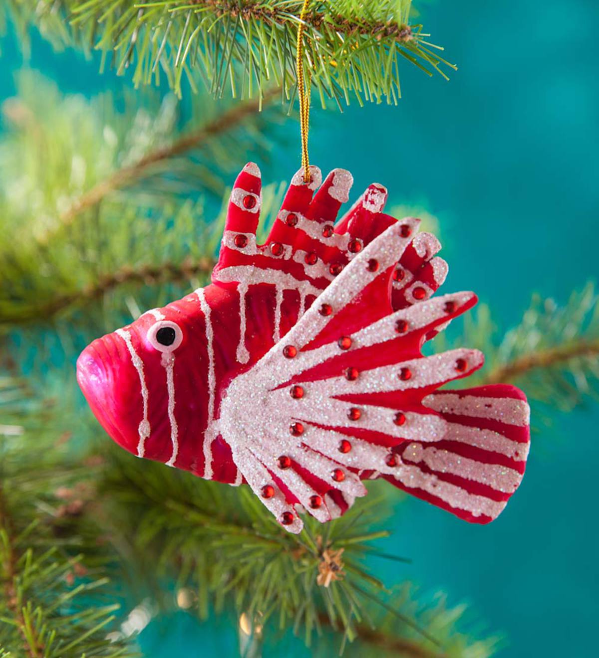 Glass Lionfish Ornament
