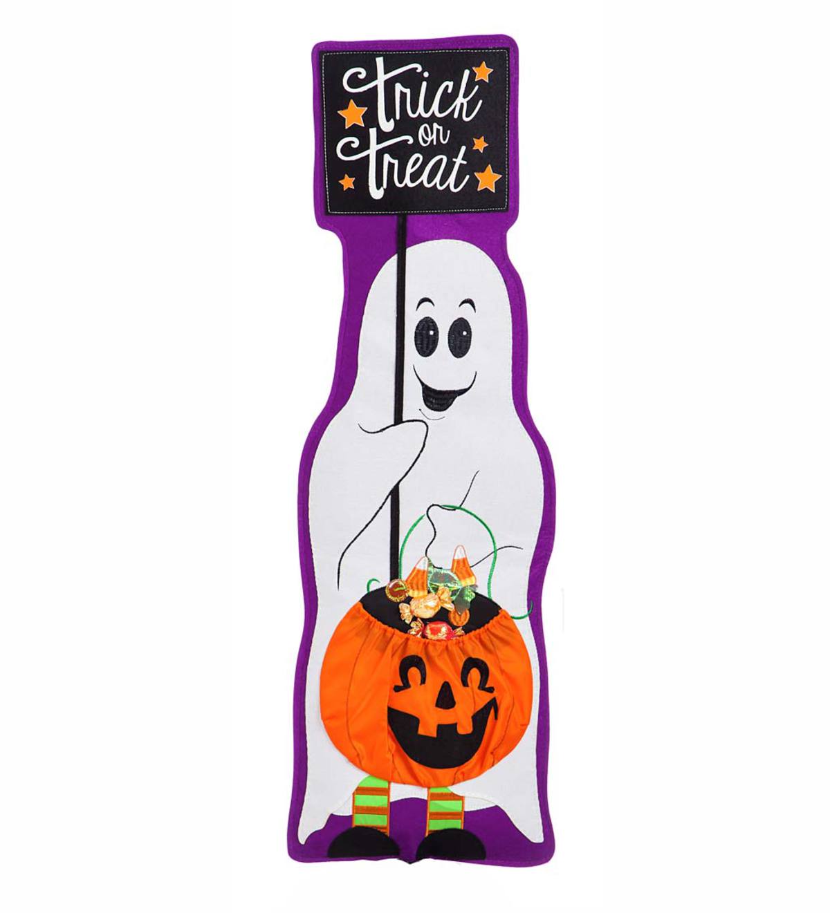 Trick or Treat Ghost Banner