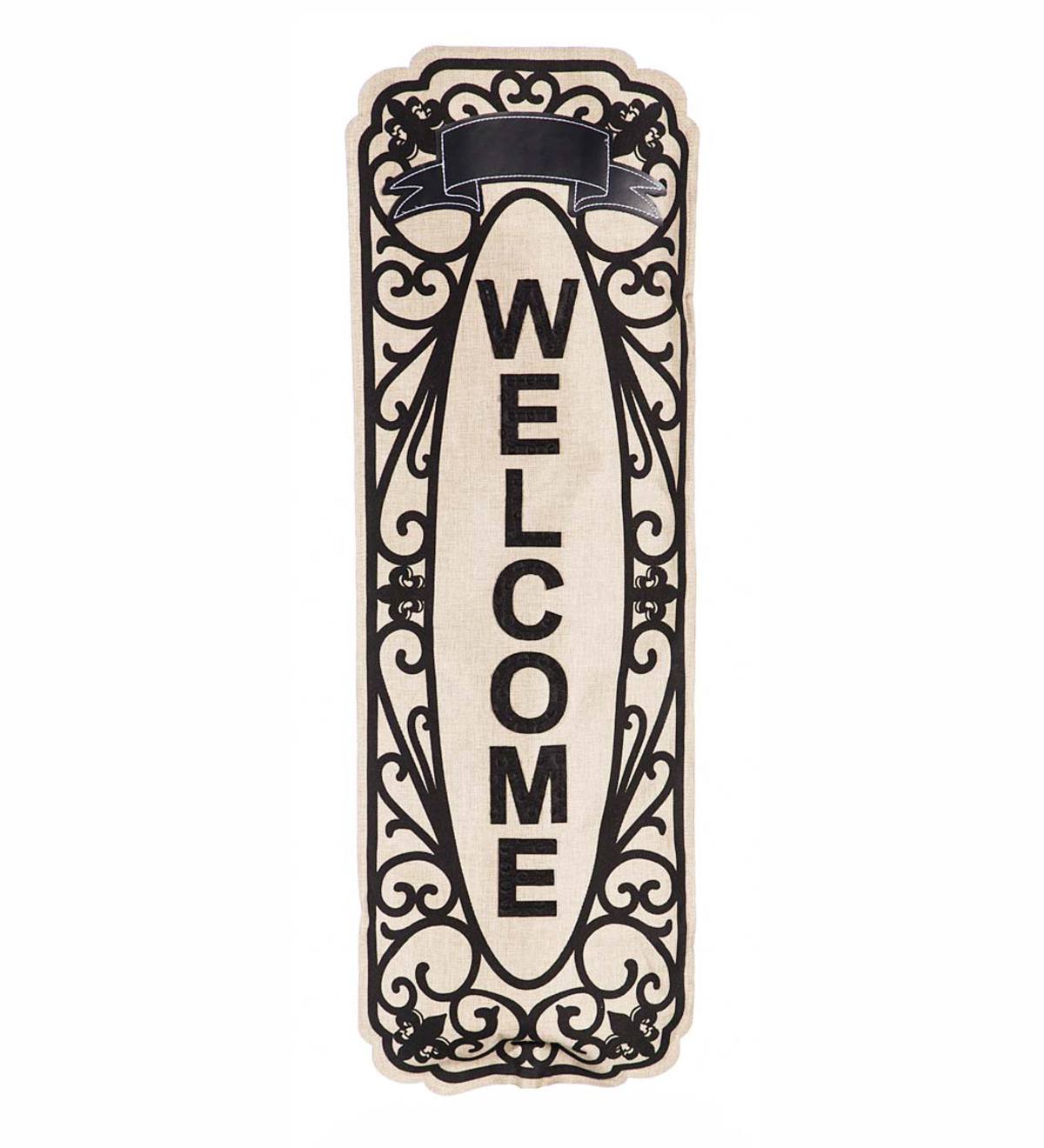 Outdoor Fabric Welcome Banner