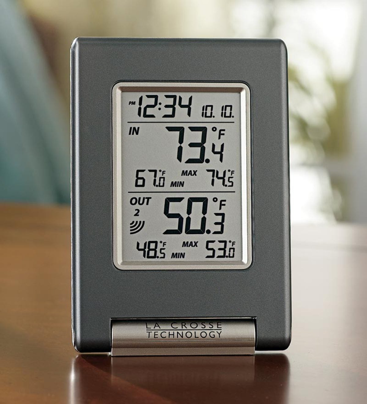 Wireless Weather Station and Clock with Remote Sensor