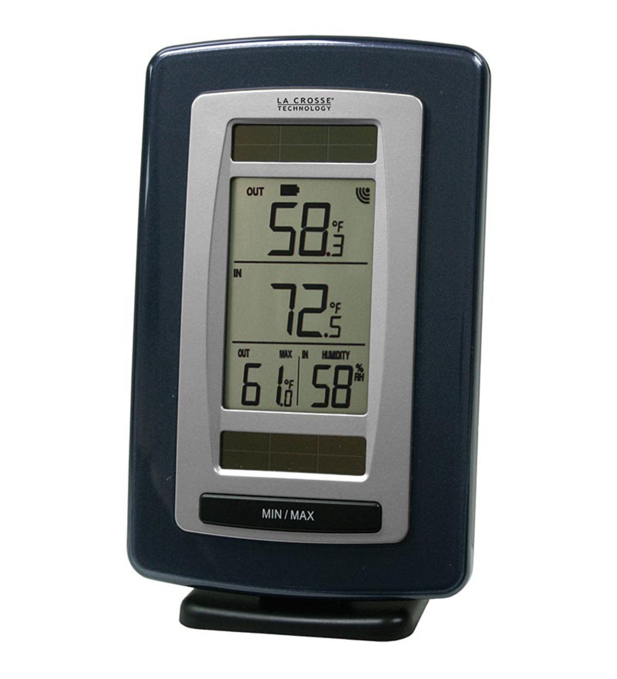 Solar Powered Wireless Temperature Station and Sensor by La Cross Technology