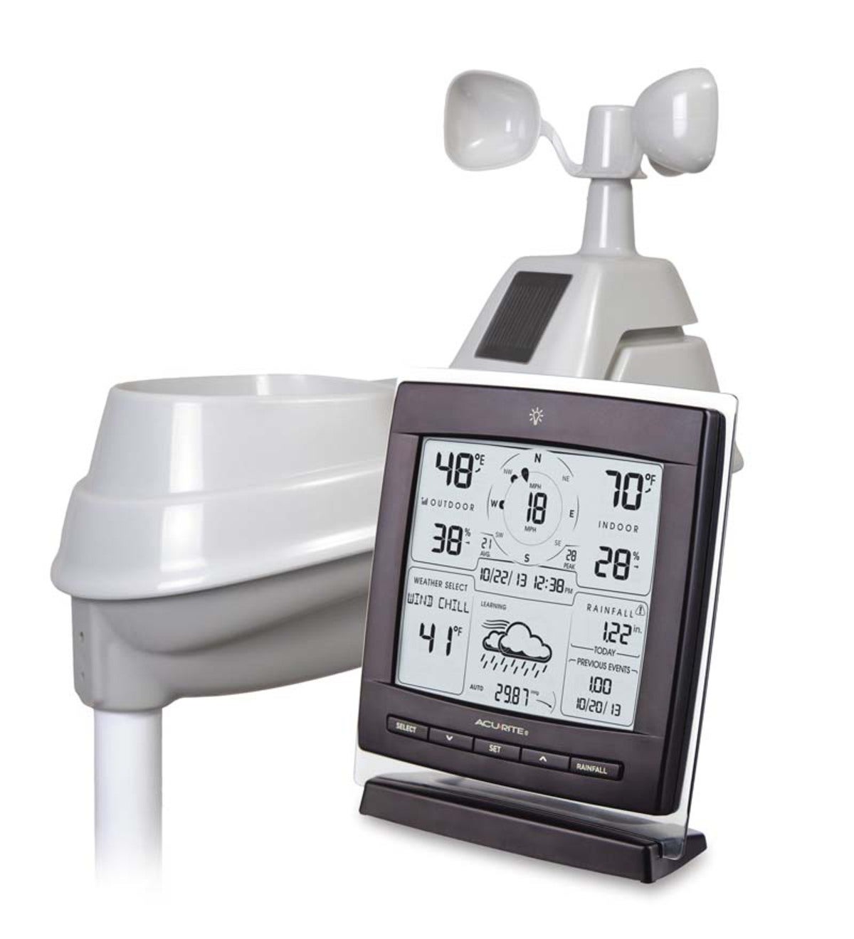 Digital Weather Station with 5-in-1 Wireless Sensor by AcuRite