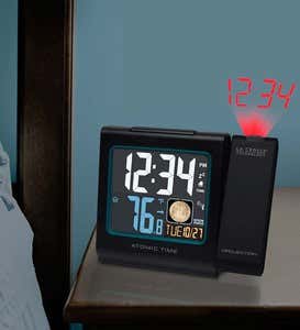 Atomic Projection Alarm Clock with Moon Phase by La Crosse Technology®