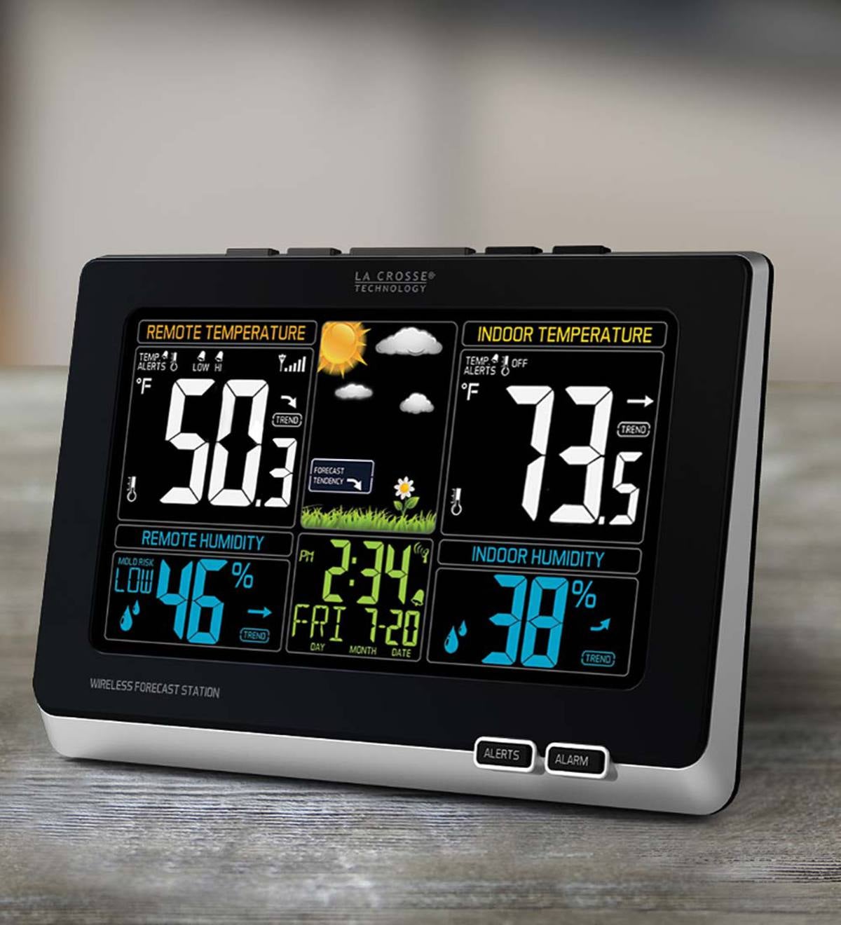 La Crosse Technology Wireless Weather Station with Atomic Time and Date