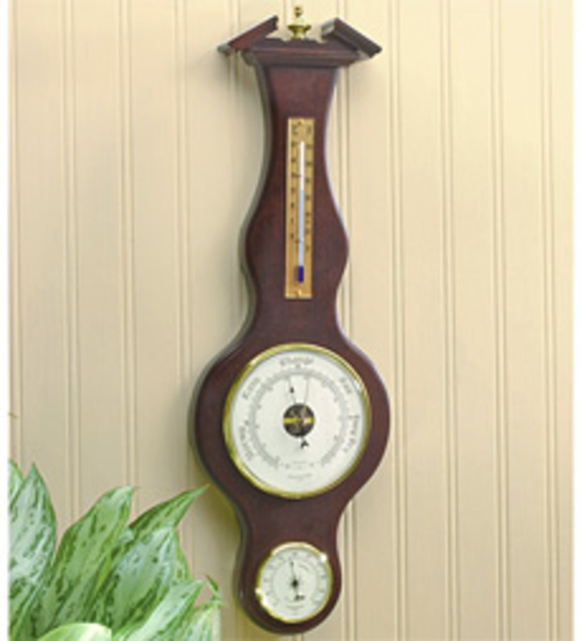 Banjo Barometer - Light Oak