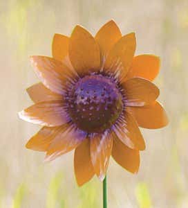 Lifelike Flower Garden Wind Spinner - Daisy