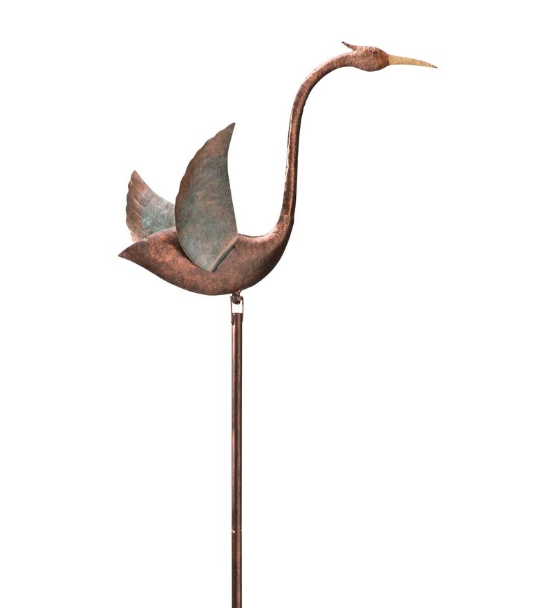 Handcrafted Metal Crane Balancer - Copper