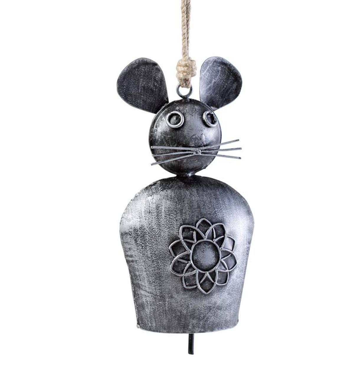 Outdoor Metal Mouse Bell