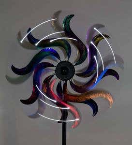 Solar Color Waves Wind Spinner