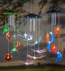 Solar Lighted Wind Chime Mobile