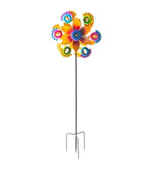 Bright & Bold Flower Wind Spinner
