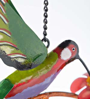 Handcrafted Hanging Hummingbird Wind Spinner