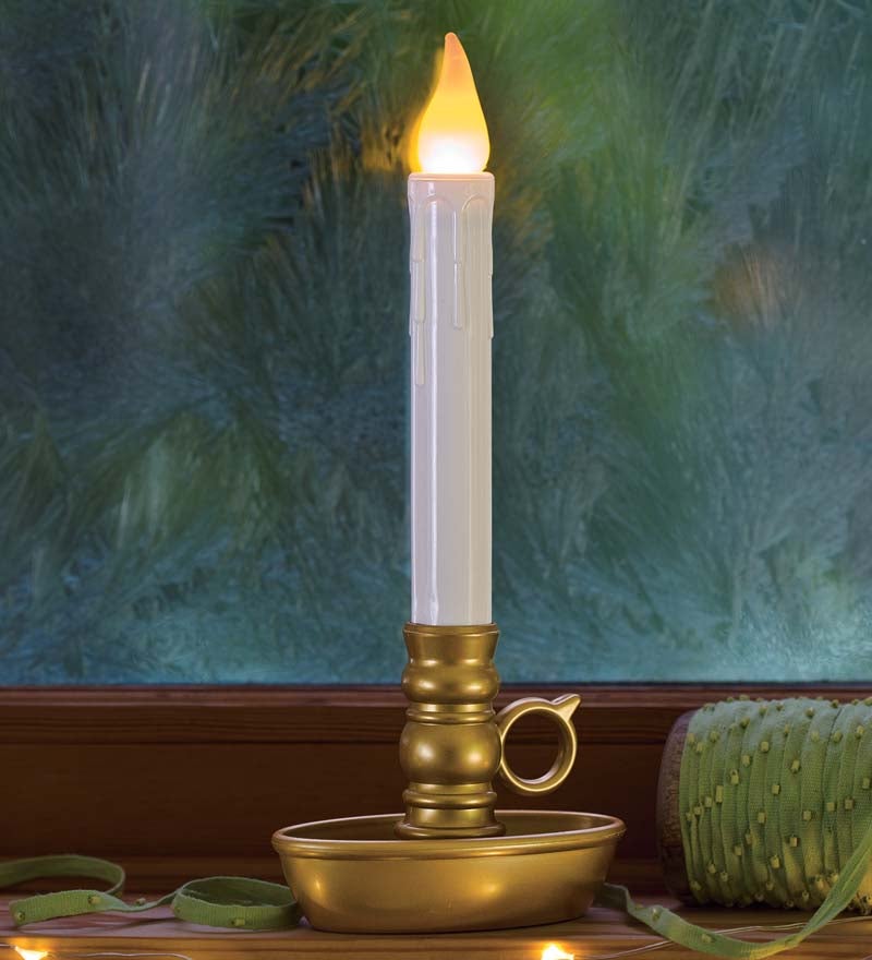 Cordless Battery Window Candles With Timer