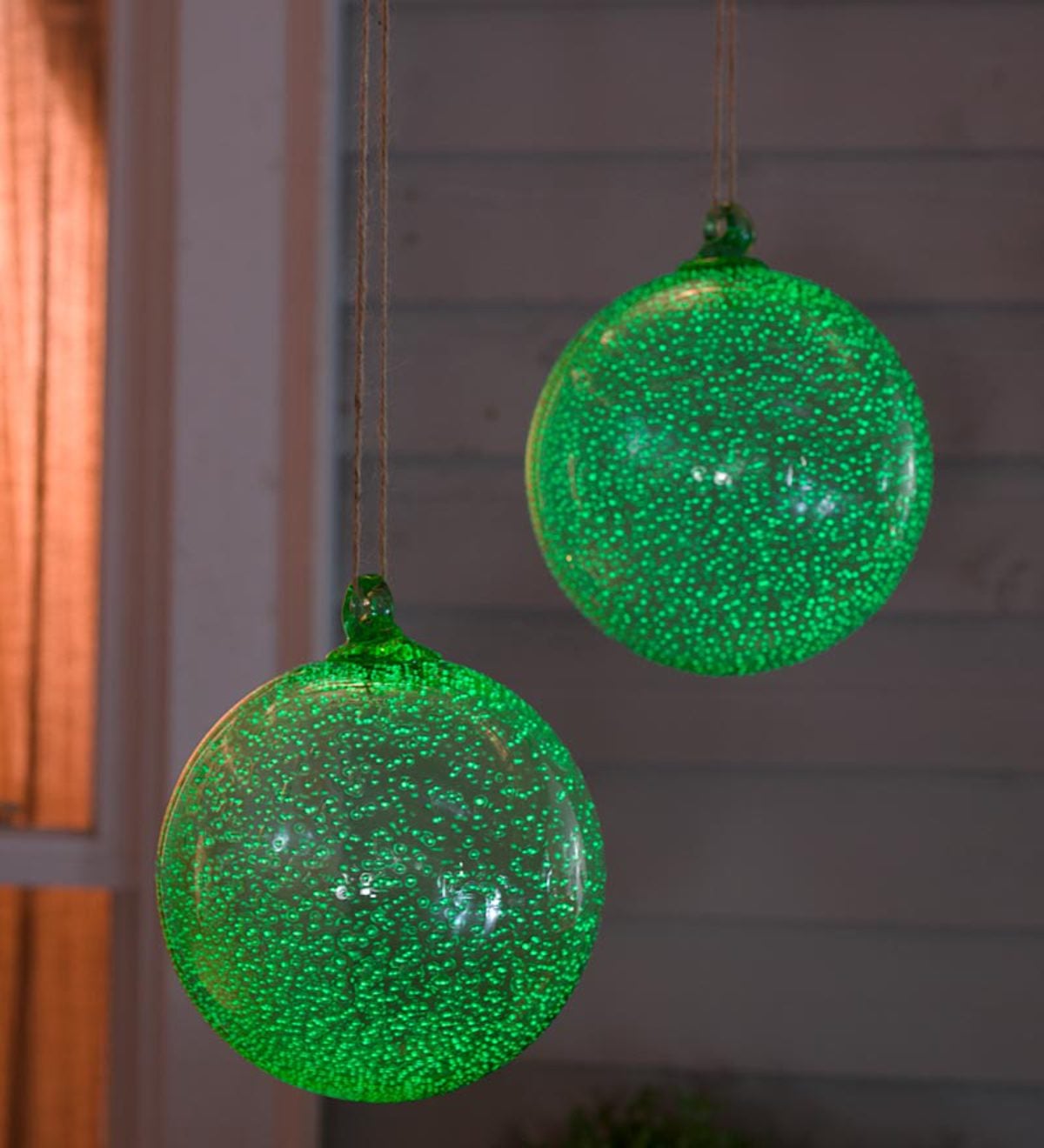 Glass Glowing Ball Garden Ornament