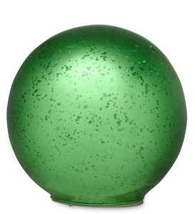 Glass Ball Lights, Set of 3 - Green