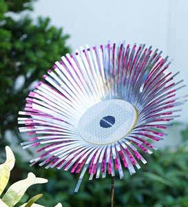Solar Powered Garden Spinner Stake - Dandelion