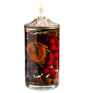 Cylinder Berry Lifetime Oil Candle